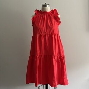 MAGGY LONDON RED DRESS -  SIZE US 2